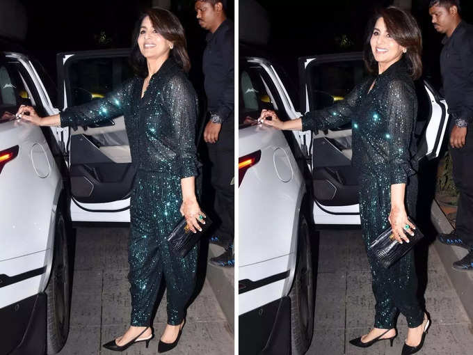 neetu at ranbir alia wedding party1