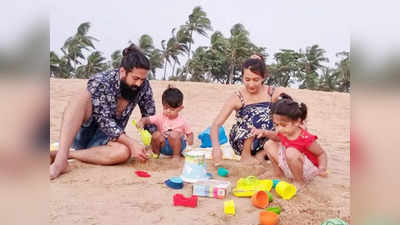 Yash Beach Photo With Family: ब्रेक लेकर वाइफ राधिका और बच्चों को घुमाने ले गए KGF 2 स्टार यश , Beach पर यूं इंजॉय करते आए नजर