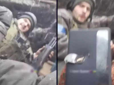 स्मार्टफोन ने बचाई यूक्रेनी सैनिक की जान, फोन पर लगी गोली ऐसी हुई उसकी हालत