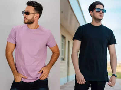 Mens T-Shirt : कॉटन से बनी हुई डिजाइनर टी शर्ट्स को पहनकर गर्मी से मिलेगी राहत, आप भी दिखेंगे हैंडसम