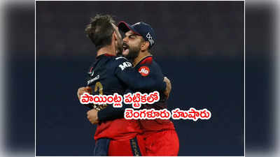 IPL 2022 Points Tableలో బెంగళూరు పైపైకి.. సన్‌రైజర్స్ కూడా