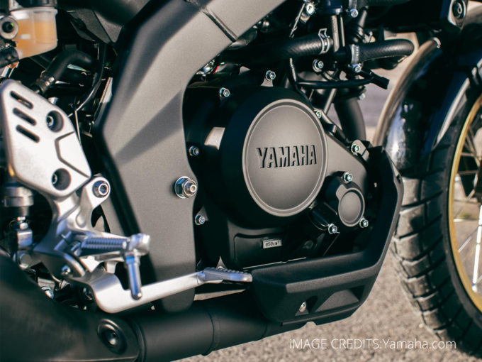 Yamaha XSR 125 legacy edition Engine