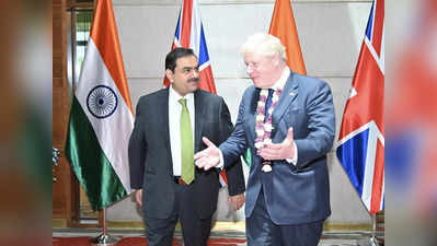 British PM Boris Johnson Meets Gautam Adani : અમદાવાદમાં ગૌતમ અદાણી સાથે બોરિસ જોન્સનની મુલાકાત, એરોસ્પેસ ક્ષેત્રે સહકાર વધારશે 