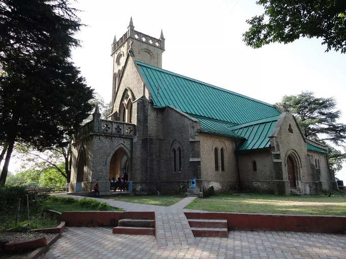 कसौली में क्राइस्ट चर्च - Christ Church in Kasauli in Hindi