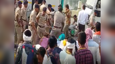 Raipur News :  45 दिन से प्रदर्शन कर रहे विद्युत संविदा कर्मियों पर लाठीचार्ज, जा रहे थे सीएम आवास घेरने