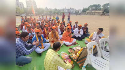 सभा तर होणारच! मनसेकडून त्या मैदानावर व्यासपीठाचे पुजन, उभारणीच्या कामास सुरुवात