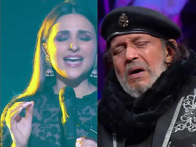 Parineeti Chopra के लग जा गले गाने को सुन Mithun Chakraborty की आंख में छलके आंसू, देखिए इमोशनल Video