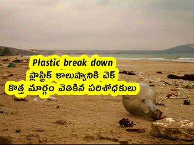 Plastic break down: ప్లాస్టిక్ కాలుష్యానికి చెక్.. కొత్త మార్గం వెతికిన పరిశోధకులు