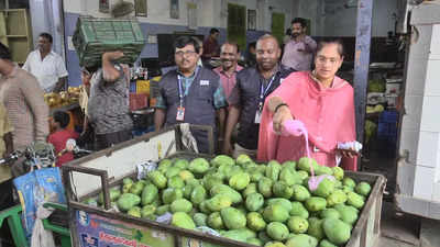 மாம்பழ பிரியர்களே உஷார்- ரசாயனக் கல் மாம்பழங்கள் விற்பனை: நெல்லையில் அதிகாரிகள் ஆய்வு!