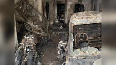 इंदोरमध्ये तीन मजली इमारतीला भीषण आग, ७ जणांचा होरपळून मृत्यू, ८ जखमी