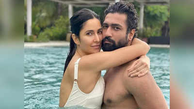 Katrina Kaif-Vicky Kaushal Photo: मोनोकनी में कटरीना कैफ ने पूल में बढ़ाई गर्मी, पति विक्की कौशल भी हुए शर्टलेस- देखें रोमांटिक फोटो