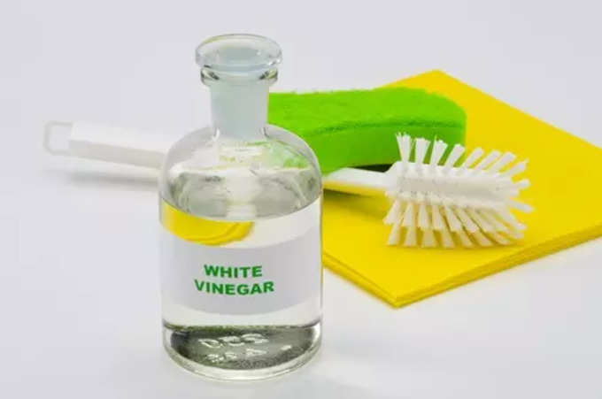 White vinegar stock photo