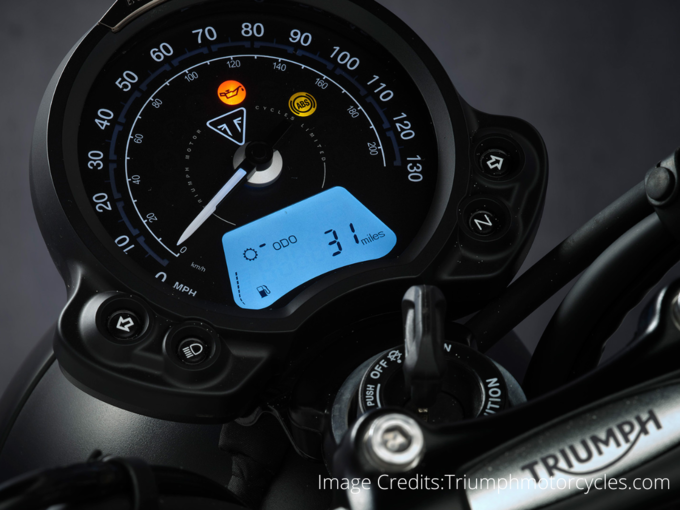 Triumph Street Scram Speedo 