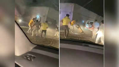 बिबट्याने केला पोलिसांवर हल्ला! एका झेपेत पकडला गळा, पाहा थरकाप उडवणारा Video
