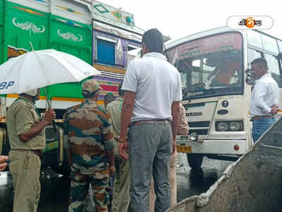 Arambagh-এ লরি ও বাসের মুখোমুখি সংঘৰ্ষ, আহত ১ শিশু ও বৃদ্ধা সহ একাধিক