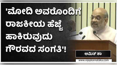 ಮೋದಿ ರಾಜಕೀಯ ಜೀವನ, ಬಡತನದ ಅಂಗಳದಿಂದ ಪ್ರಧಾನಿವರೆಗಿನ ಪಯಣ: ಅಮಿತ್ ಶಾ!