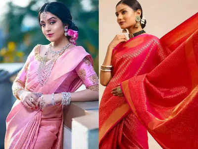 கிராண்டா டிரஸ் பண்ண இந்த லேட்டஸ்ட் டிசைன் Saree’களை ட்ரை பண்ணுங்க.