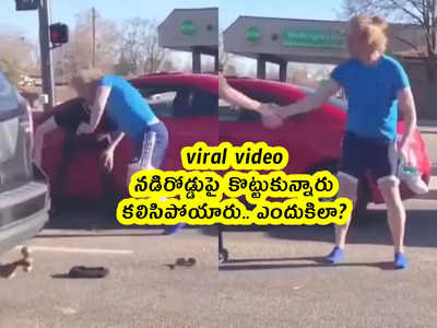 viral video: నడిరోడ్డుపై కొట్టుకున్నారు.. కలిసిపోయారు.. ఎందుకిలా?