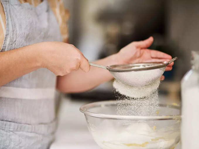 Processed white flour