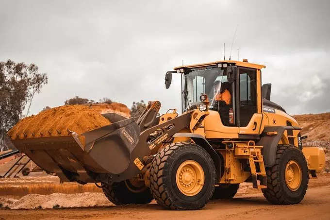 bulldozer in up