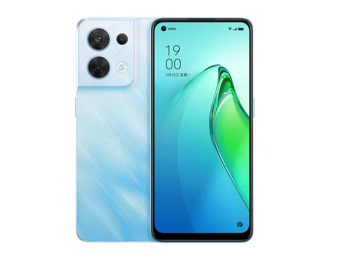 oppo reno 8 series blue colour gizmochina.