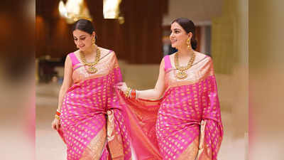 मजबूत रेशमी धागों से बनी हैं ये Pink कलर वाली Silk Saree, पहनकर मिलेगा श्रद्धा आर्या जैसा लुक