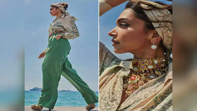 Deepika Padukone First Cannes Look : मैसूर सिल्क शर्ट आणि महाराणी नेक्लेस;असा होता दीपिकाचा पहिला कान्स लूक