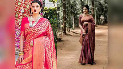 या zari border sarees online मध्ये तुम्हीही दिसाल सेलिब्रिटी, सगळ्यांचं लक्ष वेधून घ्याल