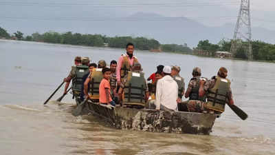 അസം പ്രളയം: 9 പേർ മരിച്ചു, 27 ജില്ലയിലായി ആറ് ലക്ഷം പേർ‍ക്ക് നഷ്ടം