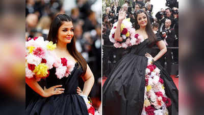 Aishwarya Rai Bachchan ने Cannes 2022 में ढाया कहर, रेड कार्पेट पर ब्लैक गाउन में यूं बिखेरा जलवा