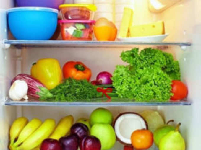 फ्रिज में रखें रंग-बिरंगे फल और सब्जियां