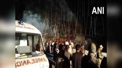 बोगद्याचा काही भाग कोसळल्याने ६ ते ७ जण अडकले; जम्मू-श्रीनगर महामार्गावरील घटना