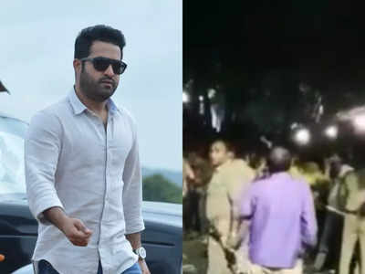 NTR ఇంటి వద్ద అభిమానుల హంగామా.. పోలీసుల లాఠీచార్జ్