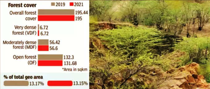 घटा है दिल्‍ली का फॉरेस्‍ट एरिया