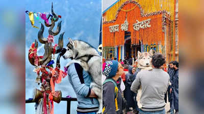 नोएडा का शख्स कुत्ते को ले गया केदारनाथ धाम, मंदिर कमेटी ने दर्ज कराई FIR