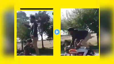 बाइकवर उभा राहून बनयला गेला अजय देवगण; बनलाय हनुमान, हा Video शेवटपर्यंत पाहा