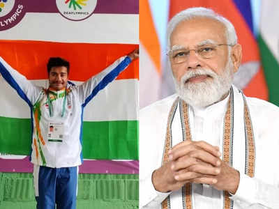 PM Modi: बधिर ओलिंपिक के रणबांकुरों से मिले पीएम, भारतीय ऐथलीटों ने रचा था इतिहास