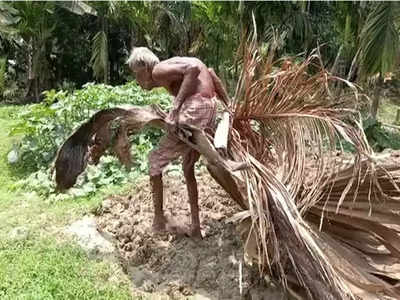 ১০২ অপরাজিত! শতবর্ষ পেরিয়েও কৃষিকাজ থেকে আড্ডা, চর্চায় পরেশ দাদুর ফিটনেস