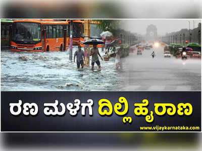 ಪೂರ್ವ ಮುಂಗಾರು ಮಳೆಗೆ ದಿಲ್ಲಿ ಹೈರಾಣ! ರಸ್ತೆಗಳಲ್ಲಿ ನೀರು, ಹಲವು ರೈಲು, ವಿಮಾನ ಸಂಚಾರ ರದ್ದು