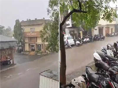 સૌરાષ્ટ્ર-દક્ષિણ ગુજરાતમાં વરસાદ, રાજકોટમાં 10 મિનિટમાં અડધો ઈંચ ખાબક્યો 