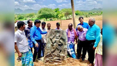 14-ம் நூற்றாண்டு நடுகல் சிற்பம்; கிருஷ்ணகிரிக்கு மேலும் ஒரு சிறப்பு!