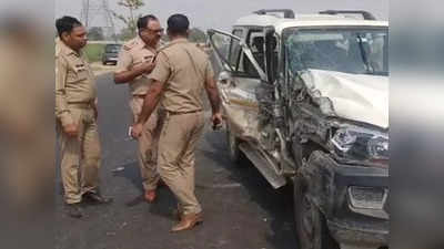 Bihar Police Accident: दरभंगा से हरियाणा के पंचकुला जा रही बिहार पुलिस का अलीगढ़ में हुआ हादसा, 4 पुलिसकर्मी घायल समेत पांच घायल