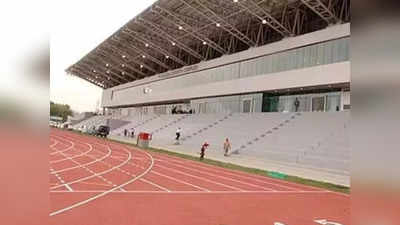 Thyagraj Stadium: ত্যাগরাজ স্টেডিয়ামে পোষ্য কুকুরকে নিয়ে হাঁটার ঘটনায় IAS অফিসারকে বদলি