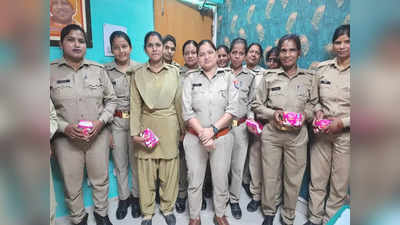 UP News: यूपी की महिला पुलिस अधिकारियों के स्‍वास्‍थ्‍य को संवारा, मुहैया कराए सैनिटरी पैड्स