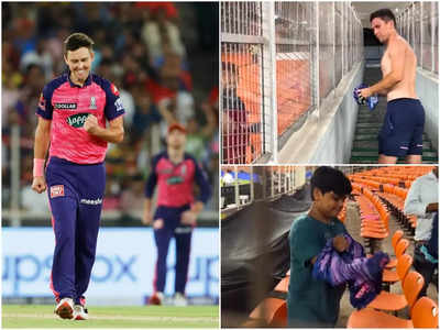 Trent Boult మంచి మనసు.. బుడ్డోడికి స్టేడియంలోనే జెర్సీ తీసి ఇచ్చేశాడు