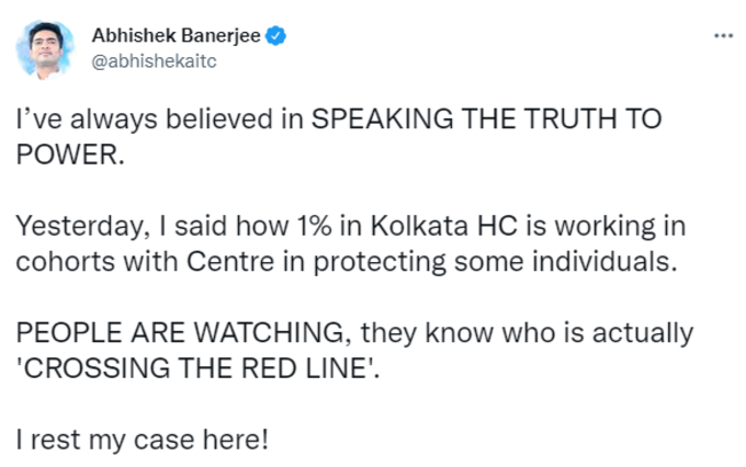 abhishek banerjee tweet