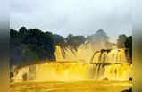 सोना ही सोना... चीन में दिखा गोल्‍डेन झरना, इन अद्भुत तस्‍वीरों को देख दुनिया हैरान