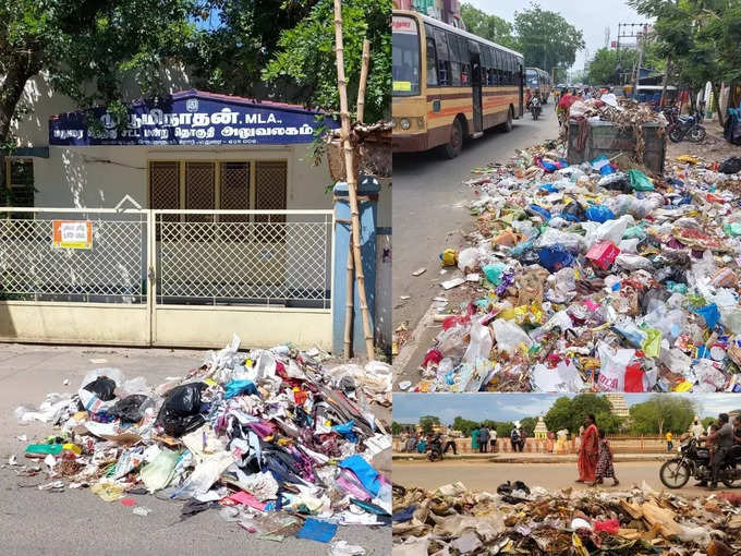 Madurai city corporation Sanitation workers strike continues