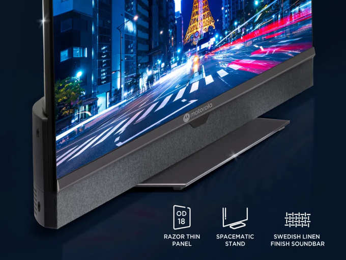 ​மோட்டோரோலா 55 இன்ச் 4K ஸ்மார்ட் ஆண்ட்ராய்டு டிவி - MOTOROLA Revou 139 cm (55 inch) Ultra HD (4K) LED Smart Android TV with Dolby Atmos and Dolby Vision (55SAUHDMG)