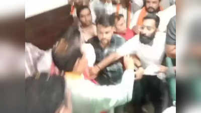 कार्यकर्ताओं के बीच से जेपी नड्डा को निकालने के लिए जब सीएम शिवराज सिंह चौहन ने संभाला मोर्चा